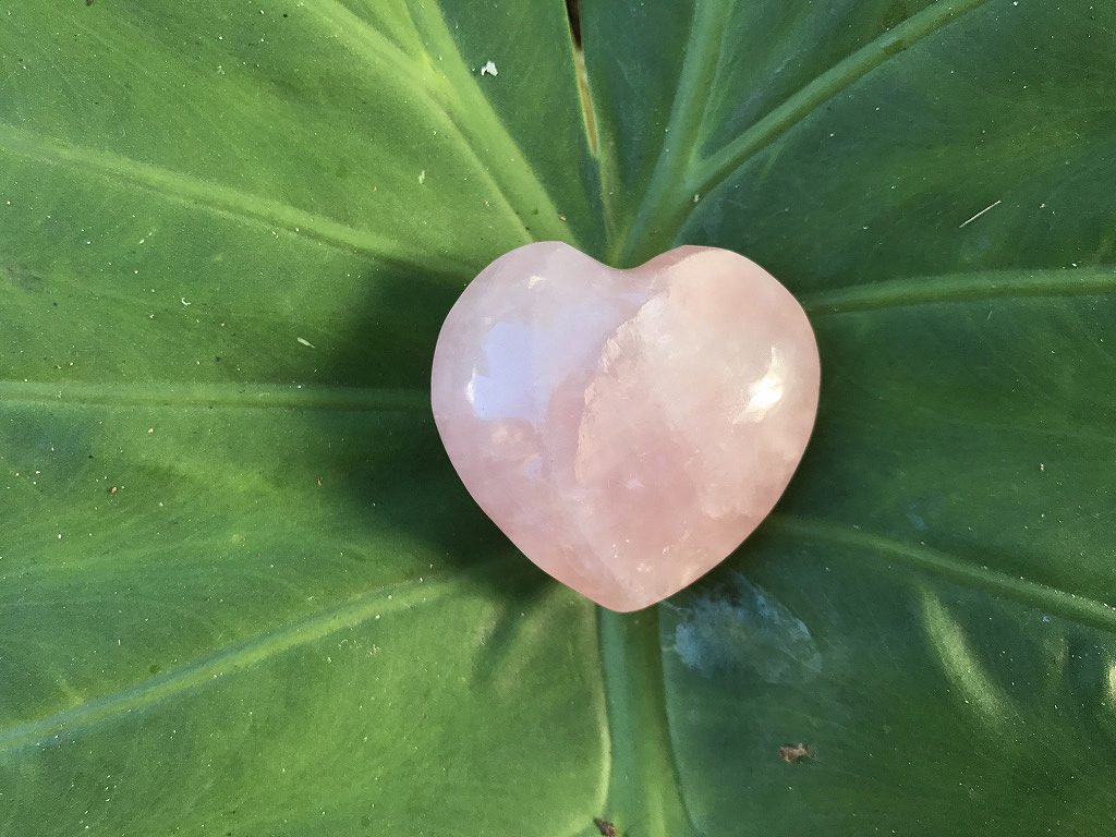 Pink Quartz Heart