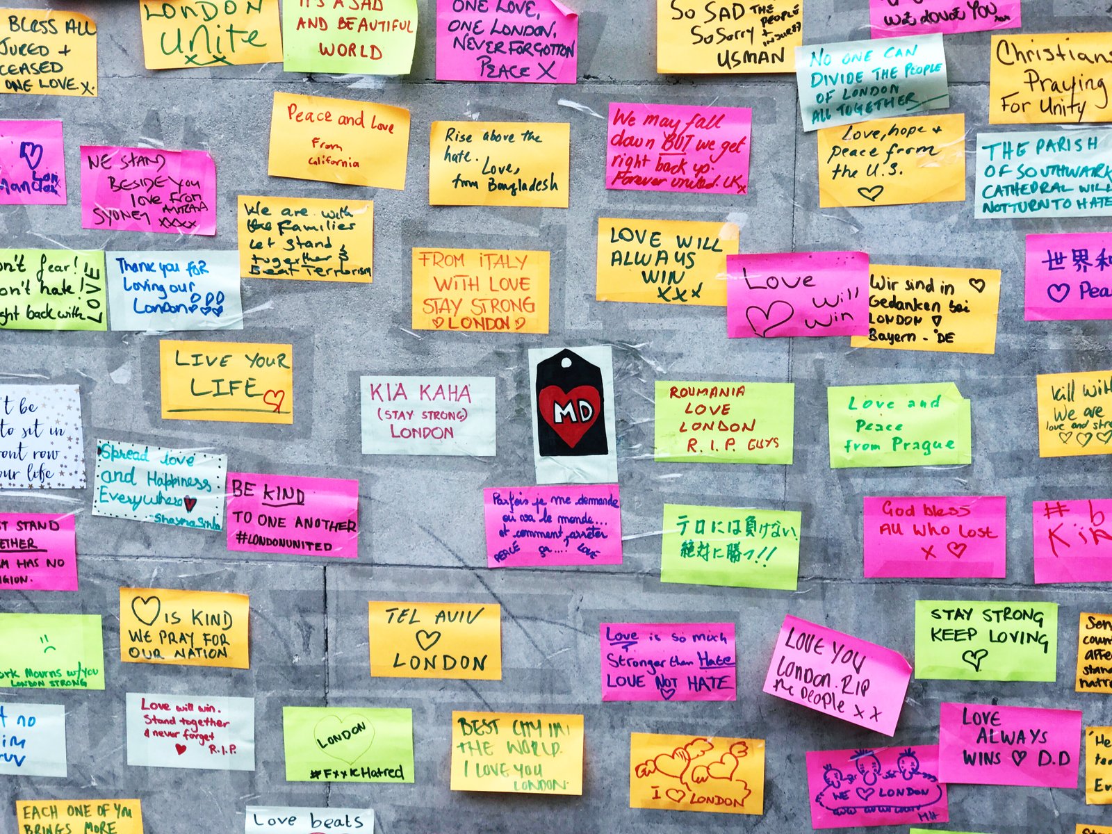 One Love: London Proves Love Conquers Fear